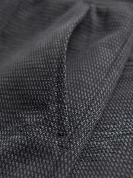 Ombre Clothing Moške strukturirane pletene kratke hlače z elastičnim pasom Ombre Clothing