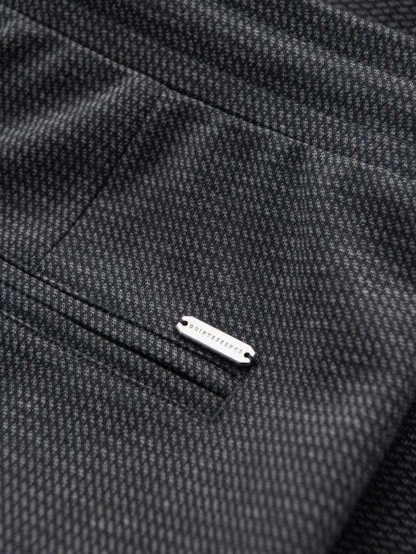 Ombre Clothing Moške strukturirane pletene kratke hlače z elastičnim pasom Ombre Clothing