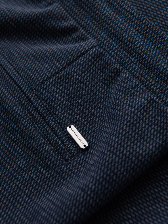 Ombre Clothing Moške strukturirane pletene kratke hlače z elastičnim pasom Ombre Clothing