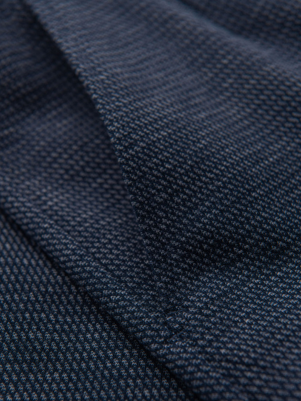 Ombre Clothing Moške strukturirane pletene kratke hlače z elastičnim pasom Ombre Clothing