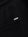 Ombre Clothing Moške pletene kratke hlače z zavihani hlačnicami Ombre Clothing