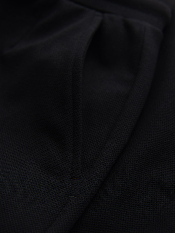 Ombre Clothing Moške pletene kratke hlače z zavihani hlačnicami Ombre Clothing