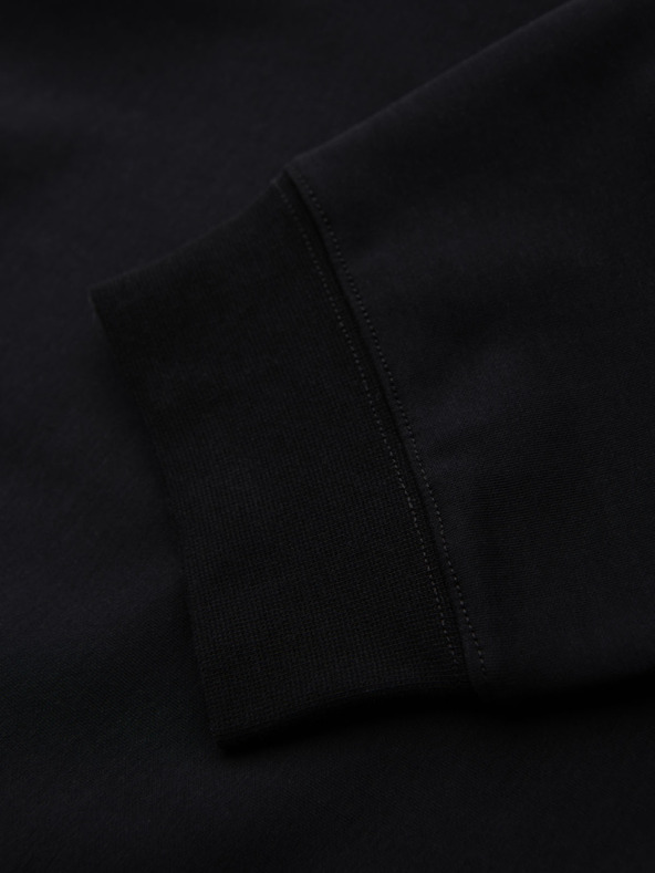 Ombre Clothing Moške trenirka hlače z rebrastimi manžetami in okrasnim zadrgo Ombre Clothing