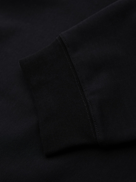 Ombre Clothing Moške trenirka hlače z rebrastimi manžetami in okrasnim zadrgo Ombre Clothing