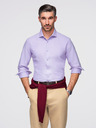 Ombre Clothing Moška bombažna srajca oxford v pastelnih barvah Ombre Clothing