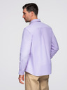 Ombre Clothing Moška bombažna srajca oxford v pastelnih barvah Ombre Clothing