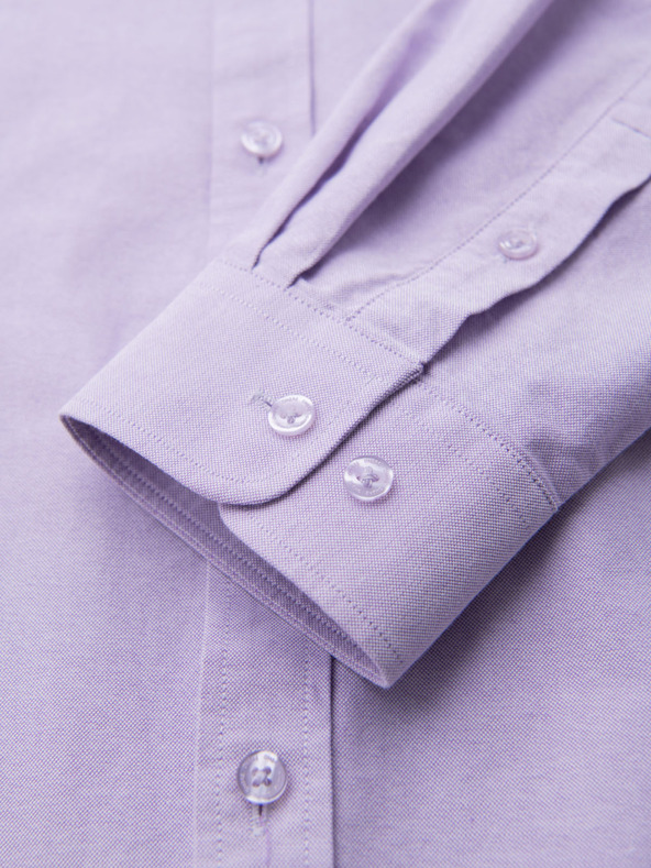 Ombre Clothing Moška bombažna srajca oxford v pastelnih barvah Ombre Clothing