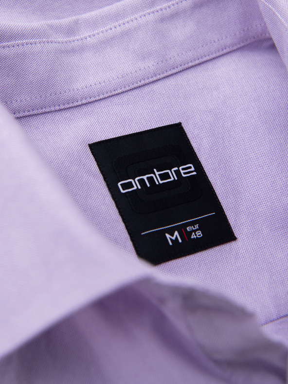 Ombre Clothing Moška bombažna srajca oxford v pastelnih barvah Ombre Clothing