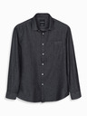 Ombre Clothing Moška jeans srajca z vezeno žepom Ombre Clothing