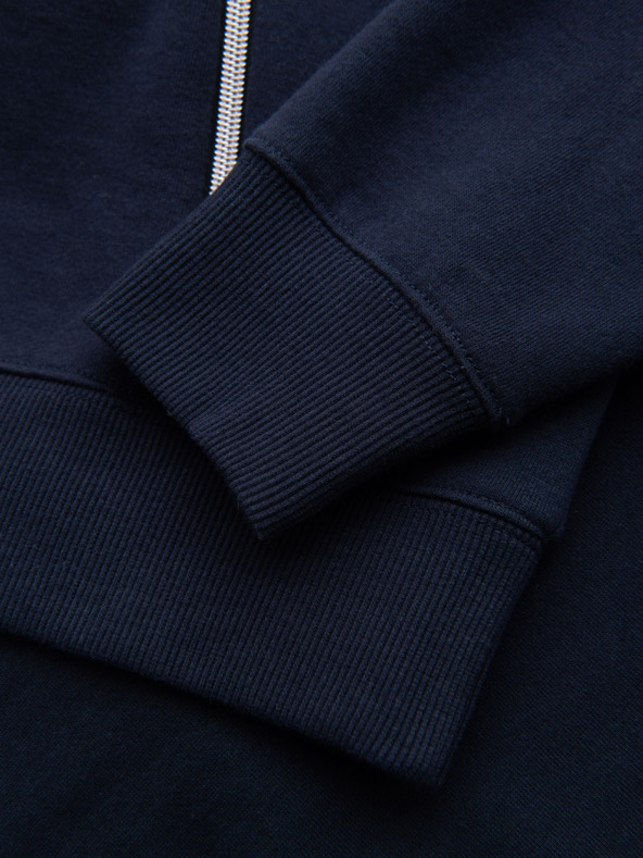 Ombre Clothing Oprana moška jopa z dekorativnim šivom pri izrezu Ombre Clothing