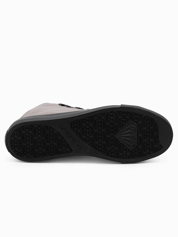Ombre Clothing Črno-sivi moški športni copati Ombre Clothing T378