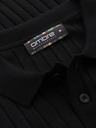 Ombre Clothing Moška polo majica SLIM FIT iz viskoze z navpičnimi črtami Ombre Clothing