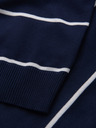 Ombre Clothing Moška polo majica iz viskoze s vodoravnimi črtami Ombre Clothing