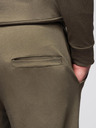 Ombre Clothing Moška jopica s kapuco + trenirka - olivna