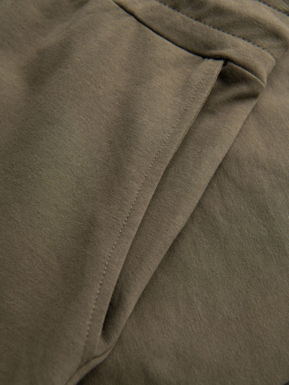 Ombre Clothing Moška jopica s kapuco + trenirka - olivna