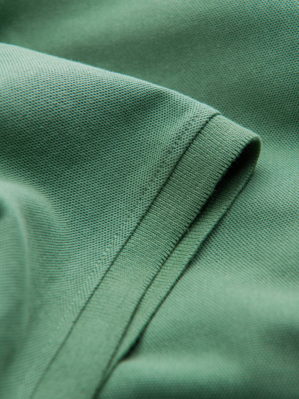 Ombre Clothing Zelena moška osnovna polo majica Ombre Clothing