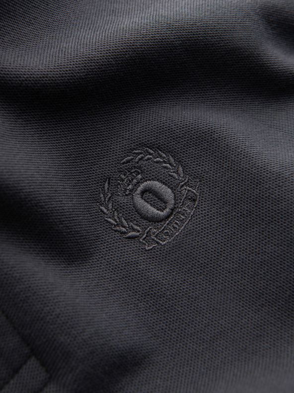 Ombre Clothing Siva moška osnovna polo majica Ombre Clothing