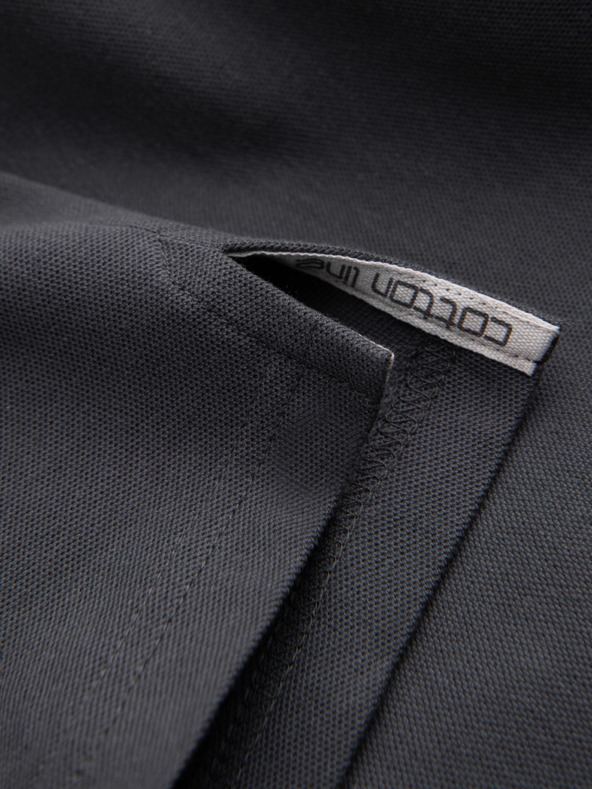 Ombre Clothing Siva moška osnovna polo majica Ombre Clothing