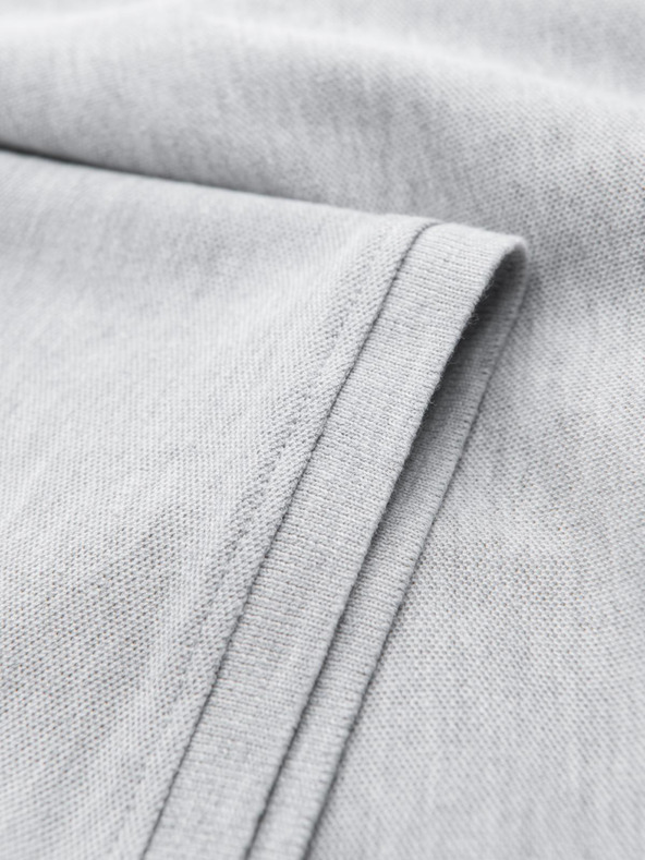 Ombre Clothing Svetlo siva moška osnovna polo majica Ombre Clothing