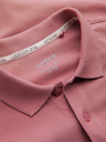 Ombre Clothing Roza moška osnovna polo majica Ombre Clothing