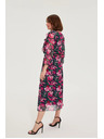 Moodo Temno modre cvetlične obleke Moodo