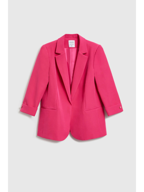 Moodo Sako s 3/4 rokavi vijolične barve Moodo