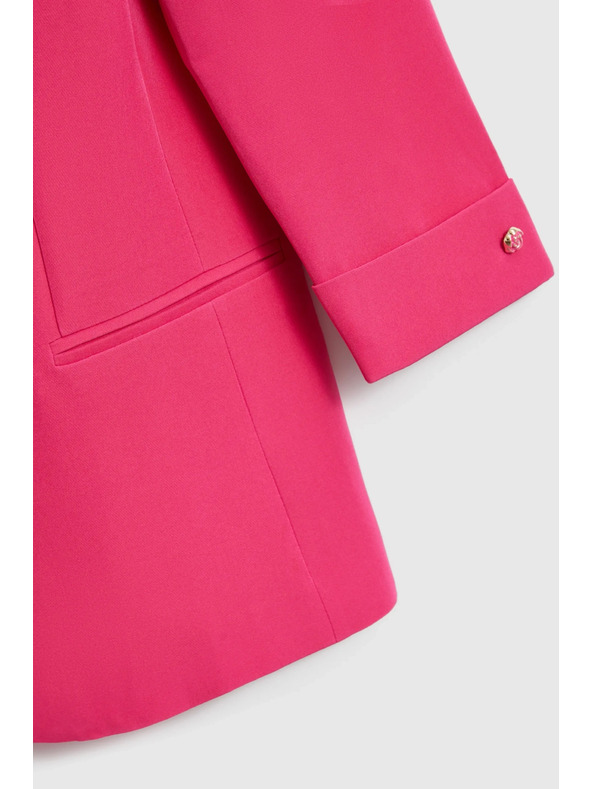 Moodo Sako s 3/4 rokavi vijolične barve Moodo