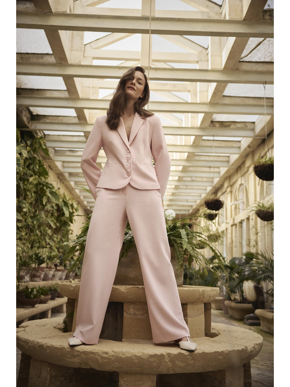 Moodo Enoredna roza jakna Moodo