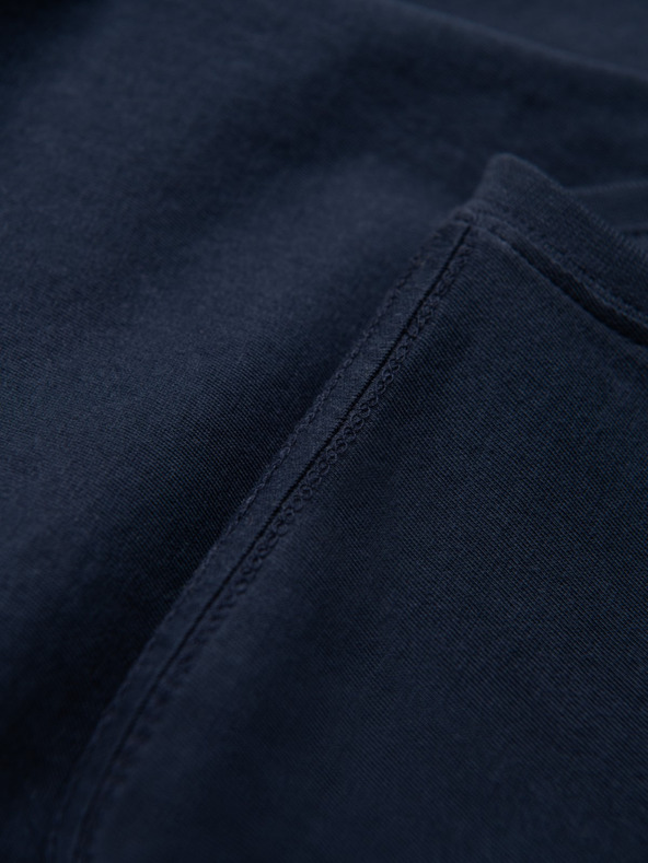 Ombre Clothing Temno modra moška osnovna majica Ombre Clothing