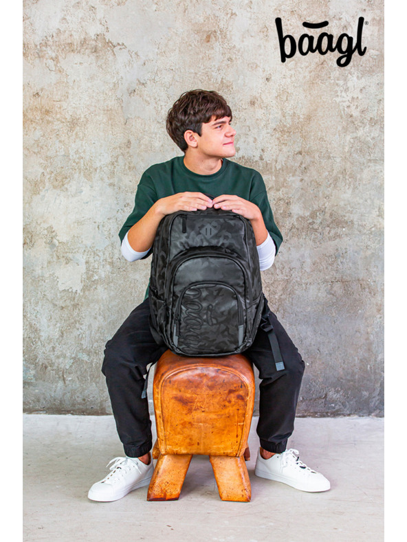 BAAGL  BAAGL Šolski nahrbtnik Coolmate Onyx