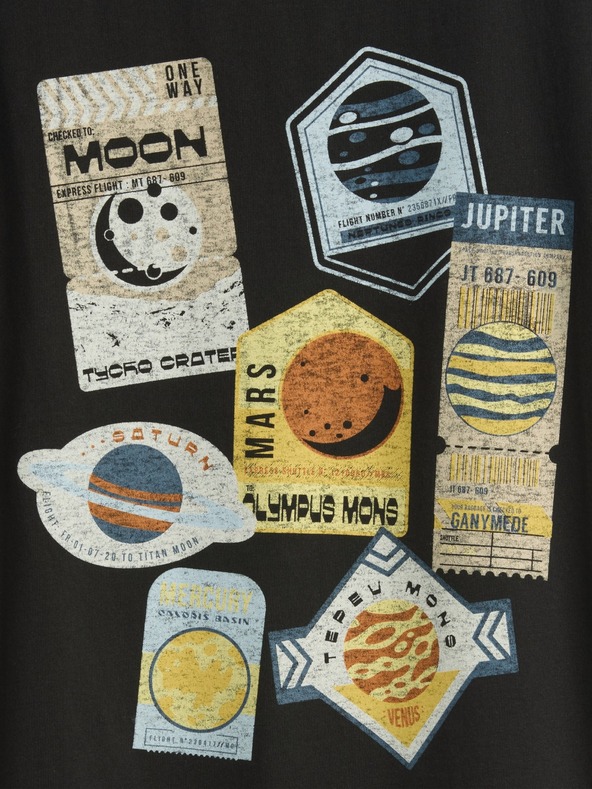 GAP Otroška majica s potiskom Gap