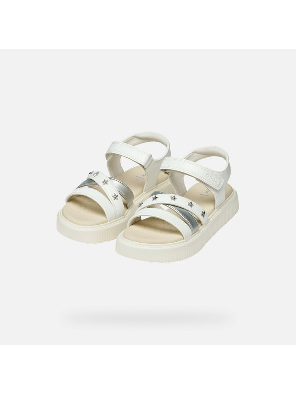 Geox Bele deklške sandale Geox Sandal Kodette Gir