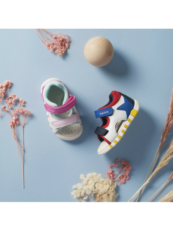 Geox Bele otroške bosé sandale Geox Sandal Iupidoo Gir