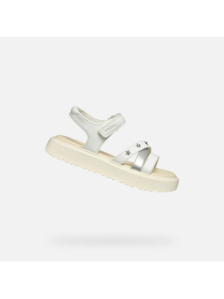 Geox Bele deklške sandale Geox Sandal Kodette Gir
