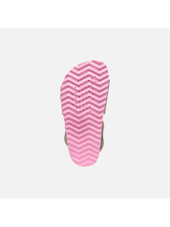 Geox Srebrne otroške sandale Geox Adriel Girl