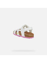 Geox Bele otroške sandale Geox Sandal Chalki