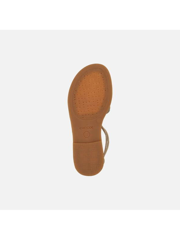 Geox Srebrne otroške sandale Geox Sandal Karly Girl