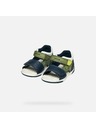 Geox Temno modre fantovske sandale za prve korake Geox Sandal Zapito