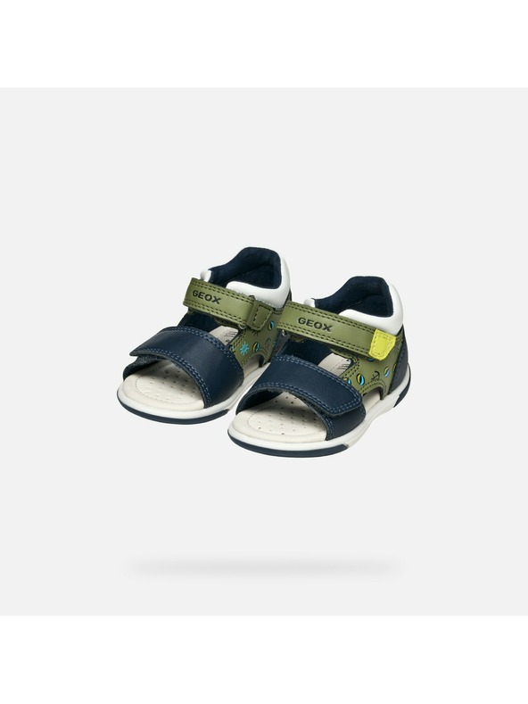 Geox Temno modre fantovske sandale za prve korake Geox Sandal Zapito