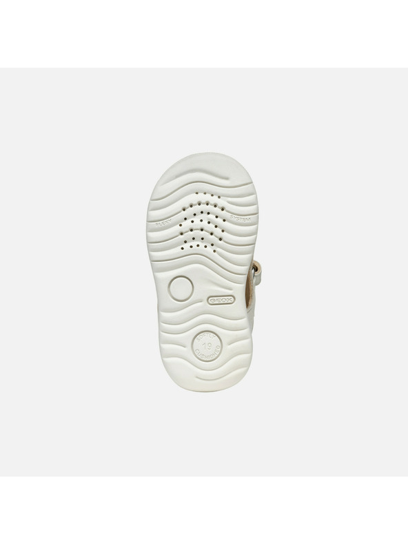 Geox Bele otroške sandale za prve korake Geox Sandal Macchia Gir