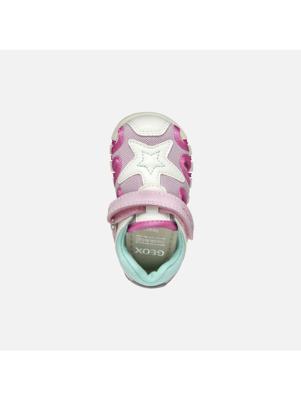 Geox Rožnate otroške tenisky za prve korake Geox Sandal Iupidoo Gir