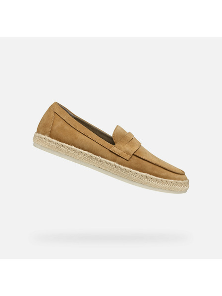 Geox Bež moške mokasine Geox Costuni