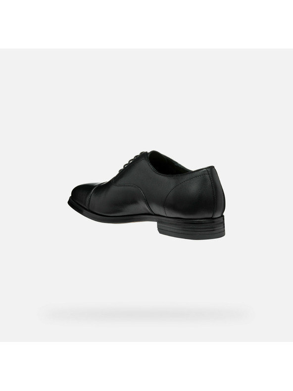 Geox Črna moška poslovna obutev Geox Rezzonico