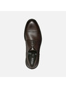 Geox Temno rjava moška poslovna obutev Geox Walk Pleasure