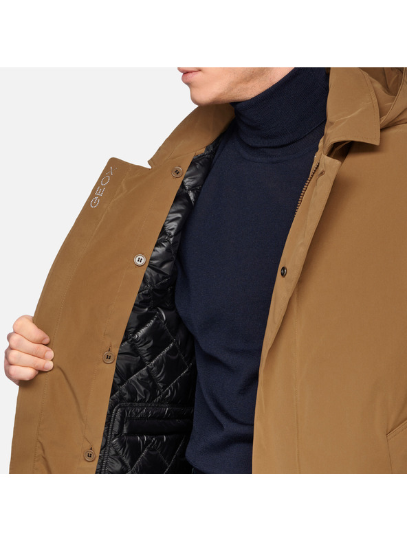 Geox Rjava moška jakna Geox Anyweco