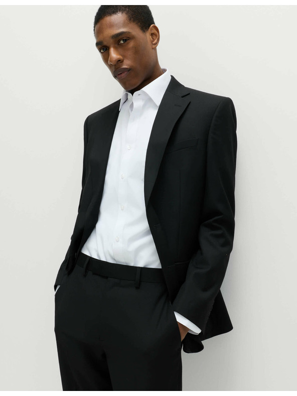 Marks & Spencer Črna moška jakna za obleko Marks & Spencer