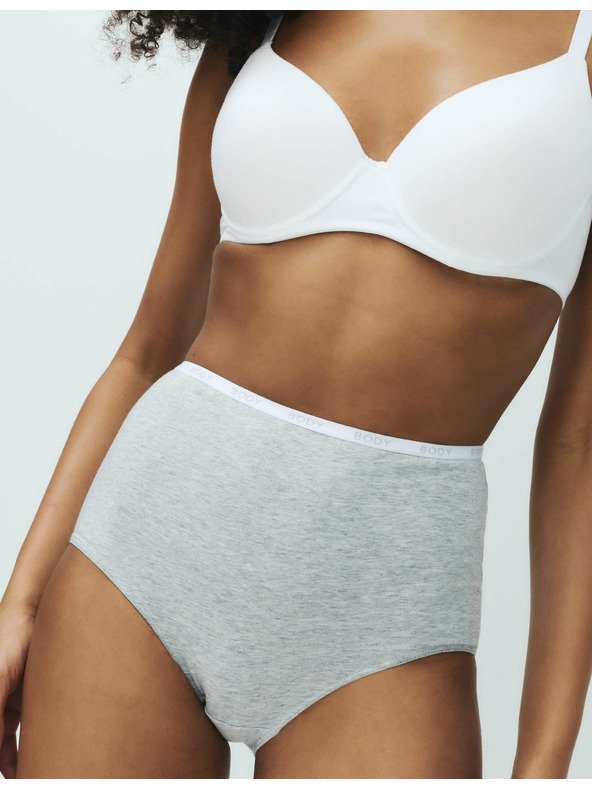 Marks & Spencer Komplet štirih ženskih hlač v roza, sivi, beli in svetlo modri barvi Marks & Spencer