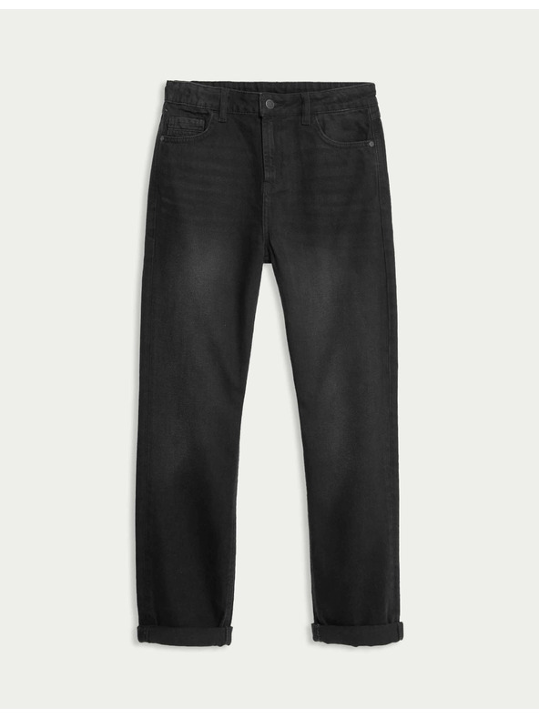 Marks & Spencer Voľné džínsy z čistej bavlny (6–16 rokov) Marks & Spencer čierna