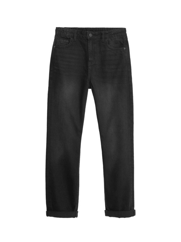 Marks & Spencer Voľné džínsy z čistej bavlny (6–16 rokov) Marks & Spencer čierna