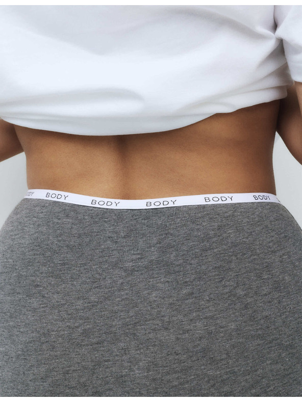 Marks & Spencer Hlačke z visokim pasom z visokim deležem bombaža, 4 kosi Marks & Spencer siva